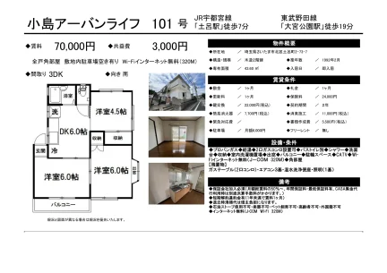 小島アーバンライフ 101号 0