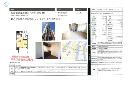 LaSante舟入本町(旧:S-RESIDENCE舟入本町) 302 0