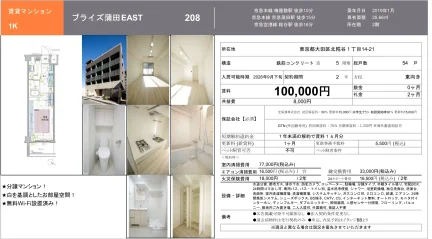 ブライズ蒲田EAST 208 0