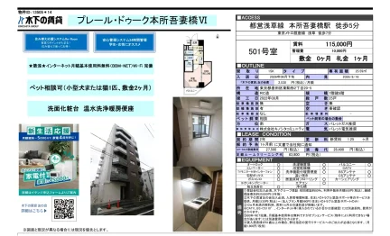 プレール・ドゥーク本所吾妻橋 501号室 0