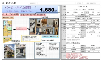 Well-Kept 3-Bedroom Condo in Takaodori 0