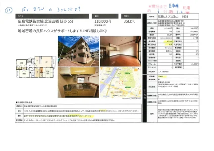 双葉ヒルズ比治山 202号 0