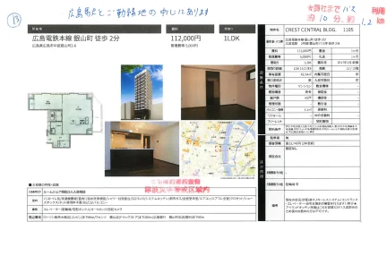 CREST CENTRAL BLDG. 1105号 0