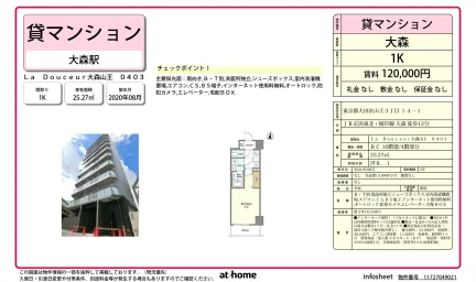 La Douceur 大森山王 403号 0
