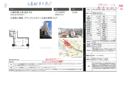 グランクロスタワー広島 1112号 0