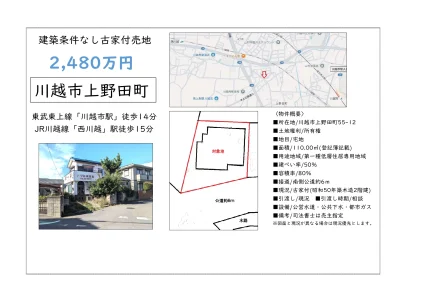 川越市上野田町 0