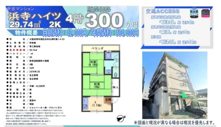 Well-Kept 2-Bedroom Condo Near Station in Kodai(292-1-banchi) 0