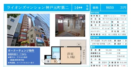 Charming Studio Condo Near Station in Motomachidori 0