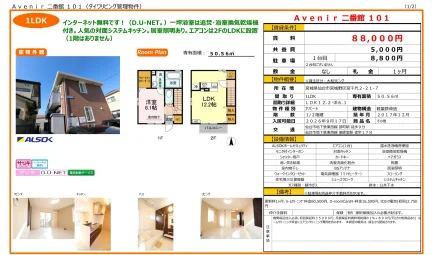 Avenir 二番館 101 101号 0