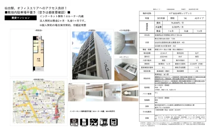 Modern Studio Condo in Aramakihonzawa 0
