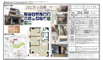 スピティ目黒 201号 0