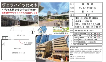 ヴェラハイツ代々木 1R 0