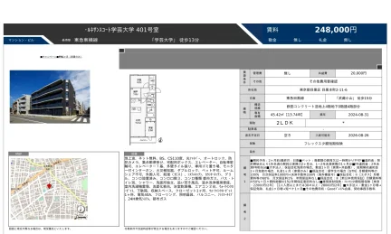 ルネサンスコート学芸大学 401号 0