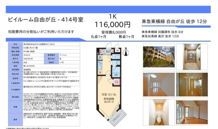 ビイルーム自由が丘 414号 0