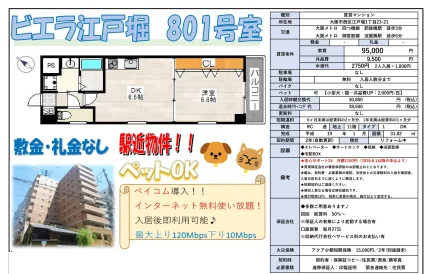 ビエラ江戸堀 801号 0
