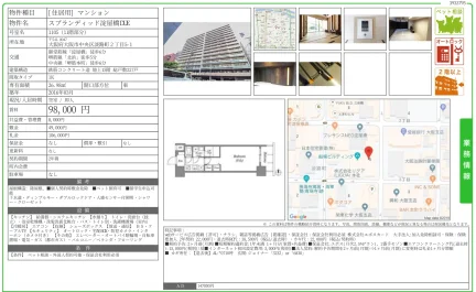 スプランディッド淀屋橋DLE 1105号 0