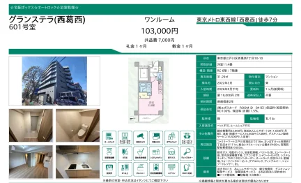 グランステラ(西葛西) 601号 0