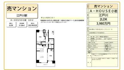 A-HOUSE小岩 602号 0