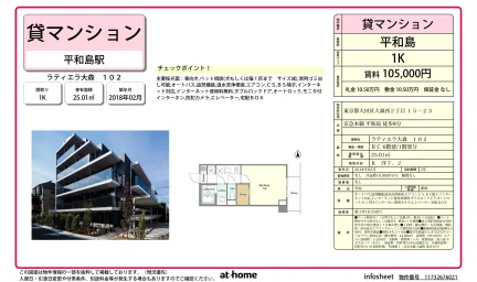 ラティエラ大森 102号 0
