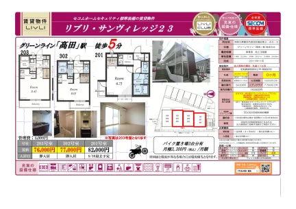 リブリ サンヴィレッジ23 203号 0