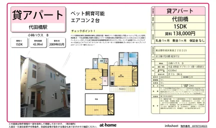小林ハウス B 1SDK 0