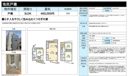 池尻戸建 3LDK 0