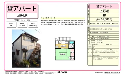 竹澤アパート 201号 0