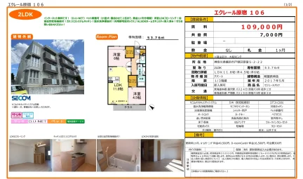 エクレール原宿 106号 0