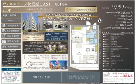 ヴェルステージ秋 EAST 801号 0