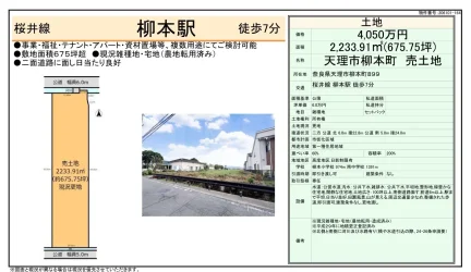 Land Near Station in Yanagimotocho 0