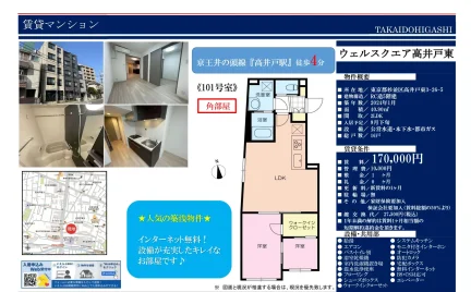 ウェルスクエア高井戸東 101号 0