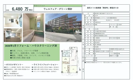 ウェルフェアーグリーン南砂 212号 0