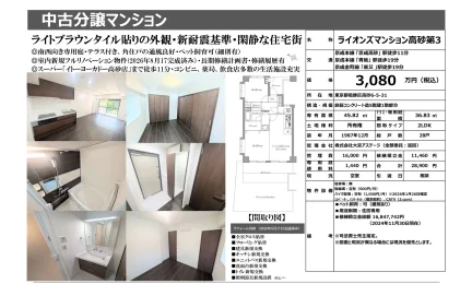 ライオンズマンション高砂第3 1号 0