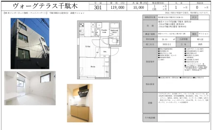 ヴォーグテラス千駄木 301号 0