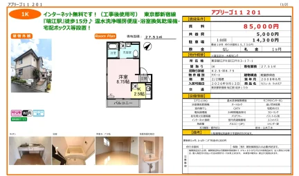アブリーゴ11 201号 0
