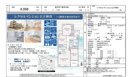 レクセルマンション王子神谷 4階 0