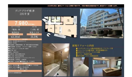 ディアプラザ根津 205号 0
