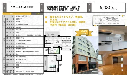ユニー千石603号室 603号 0