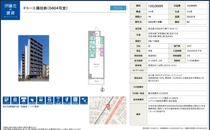 ドゥーエ蒲田南 0404号 0