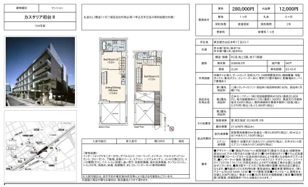 カスタリア初台 104号 0