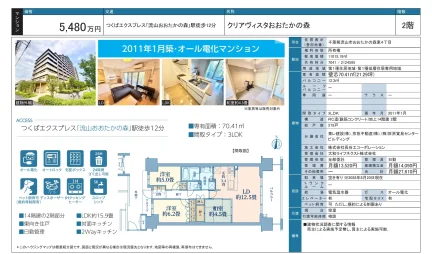 クリアヴィスタおおたかの森 1-2号 0