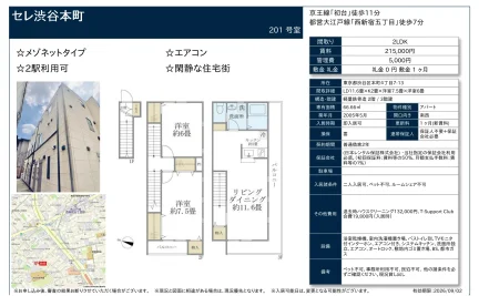 セレ渋谷本町 201号 0