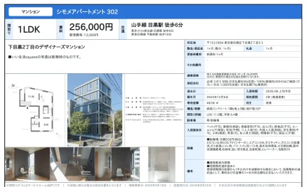 シモメアパートメント 302号 0