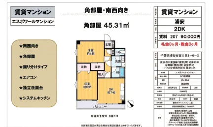 エスポワールマンション 2DK 0