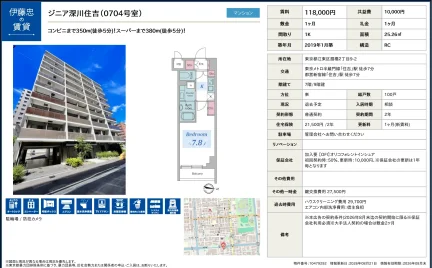 ジニア深川住吉 0704号 0