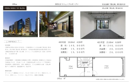 EBISU-NISHI 110 BLDG. 401号室 0