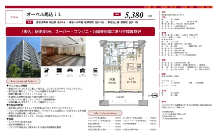 オーベル馬込 iL 8階 0
