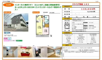 セジュールオッツ 103号 0