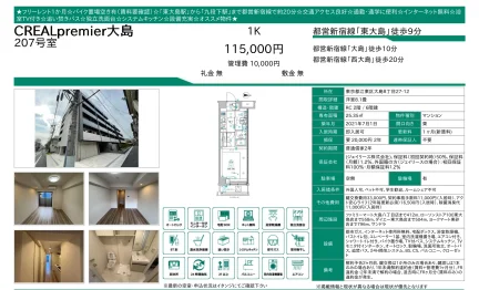 CREALpremier大島 207号 0