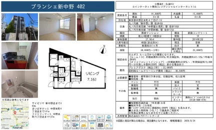 ブランシェ新中野 402号 0